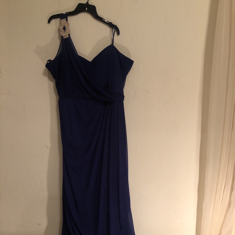 Blue formal long dress 22x